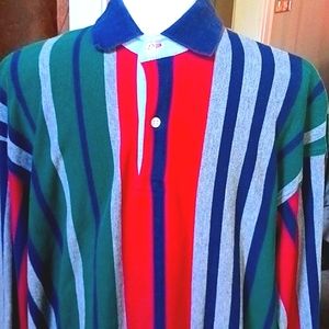 BUGLE Boy Vintage Classic Muti-Color Long Sleeves  Shirt Size XL